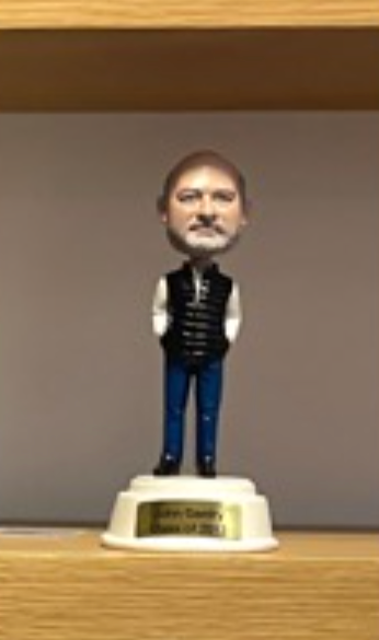 John Gentry's custom bobblehead